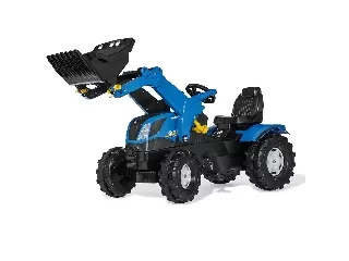 Rolly FarmTrac New Holland pedálos traktor markolóval