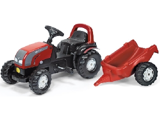 Rolly Toys Valtra traktor + utánfutó