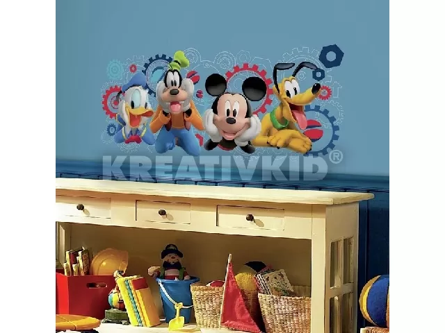 RoomMates - Mickey egér játszóháza óriás falmatrica