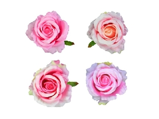 Rózsafej selyemvirág 8 cm 16 db 