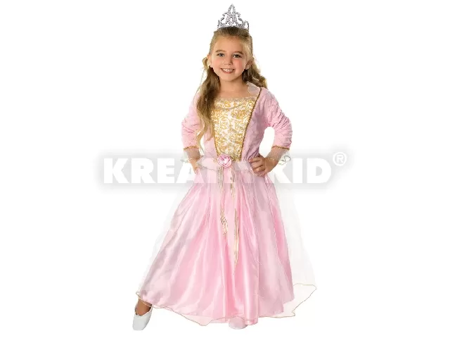 Rózsahercegnő csillámló jelmez 98-as méret