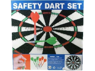 Safety Darts tábla nyilakkal - 42 cm