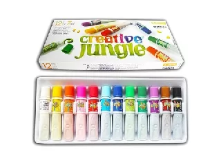 Sakota Dzsungel tempera 12 db-os 7 ml-es + ajándék kifestő