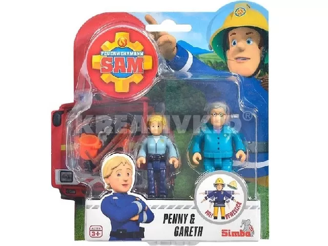 Sam a tűzoltó figurák: Penny és Gareth