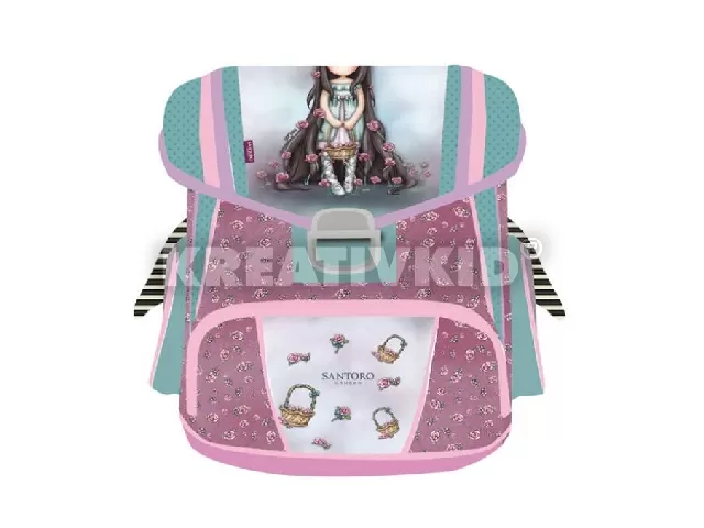 Santoro - Gorjuss ergonómikus merev falú iskolatáska - Rosebud