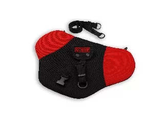 Scamp biztonsági övterelõ párnás Fekete-Piros PSBAred