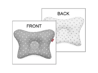 Scamp laposfejûség elleni párna Lettle Heart White Grey BLP012