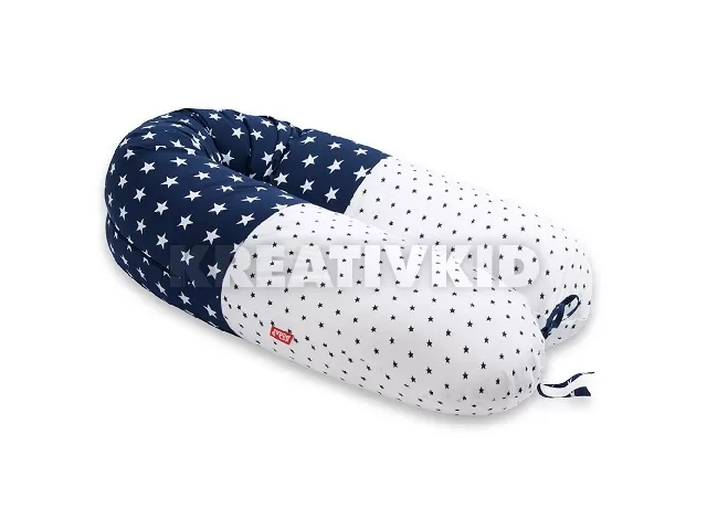Scamp szoptatós párna univerzális pamut Manhattan Blue SZPE034