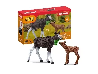 SCHLEICH 42629 JÁVORSZARVAS BORJÚVAL