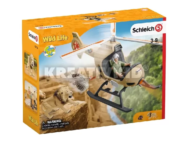 Schleich Állatmentő helikopter