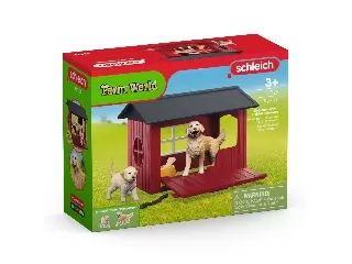 Schleich Kutya Kennel Golden Retrieverekkel