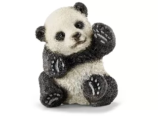 Schleich Pandakölyök játszó