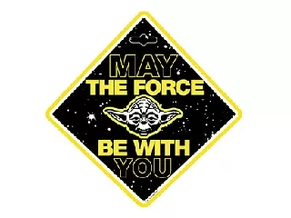 Seven Polska tábla baby on board Star Wars Yoda