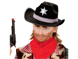 Sheriff kalap - fekete