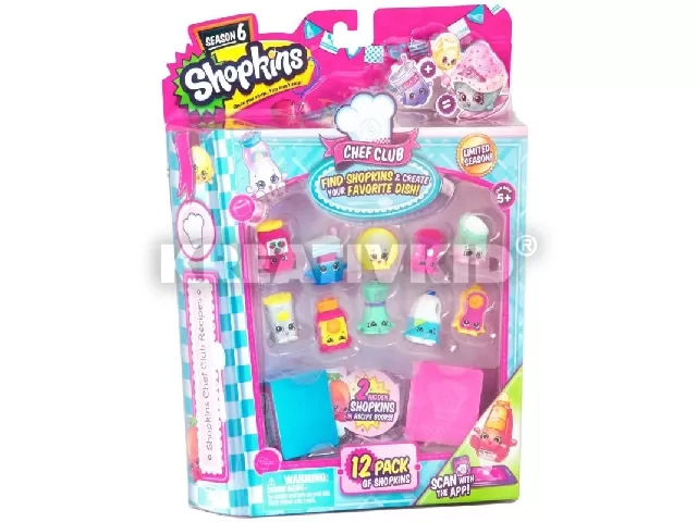 Shopkins Séf klub - Kosárlakók 12 db-os szett