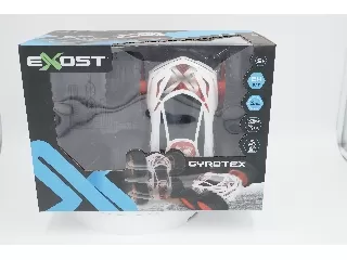 Silverlit: Gyrotex távirányítós kaszkadőr autó 1:12 - fehér-piros - kipróbált