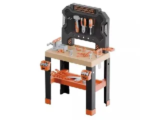 Smoby: Black and Decker szerelőasztal, 78 darabos