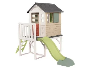 Smoby Life: Játszóház cölöpökön vizes csúszdával