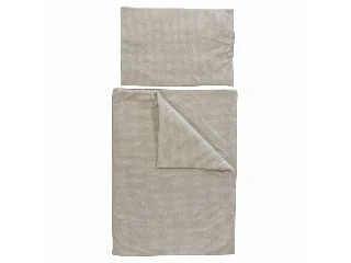 Soffi Baby ágynemû szett 2 részes 135x90 - 40x60cm apró csillag mintás bézs