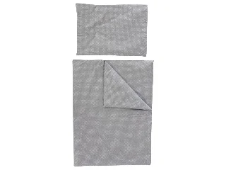 Soffi Baby ágynemû szett 2 részes 135x90 - 40x60cm apró csillag mintás szürke