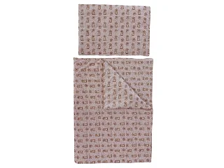 Soffi Baby ágynemû szett 2 részes 135x90 - 40x60cm Hód rózsaszín