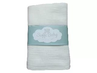 Soffi Baby takaró muszlin dupla krém 70x90cm
