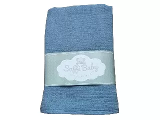 Soffi Baby takaró muszlin dupla petrol 70x90cm