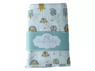 Soffi Baby takaró muszlin dupla szafaris 70x90cm