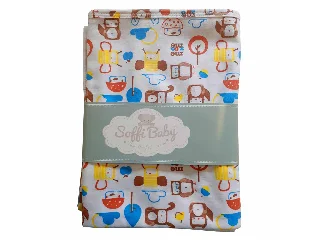 Soffi Baby takaró pamut dupla me zoo 80x100cm