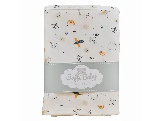 Soffi Baby takaró pamut dupla repülõk 80x100cm