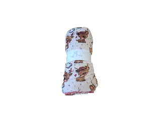 Soffi Baby takaró plüss dupla bézs õzike 75x100cm