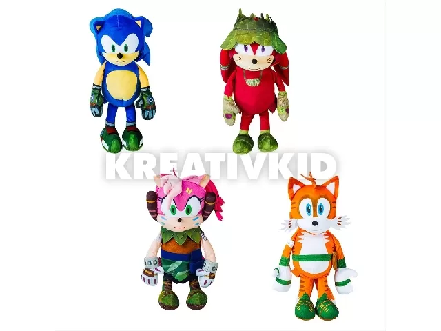 Sonic plüss hátizsák 30cm