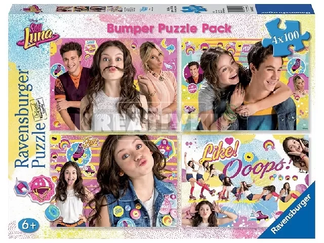 Soy Luna 4 x 100 darabos puzzle