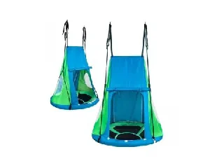 Spartan: Fészekhinta sátor - 95 cm, kék-zöld