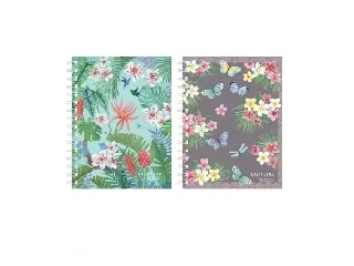 Spirál butikkönyv A6 100 lapos kockás Ladylike