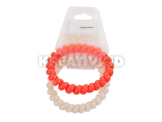 Spirál hajgumi 2 darabos készlet - többfél