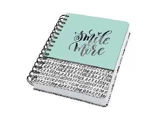 Spirálfüzet, 168x215 mm, pontrácsos, 120 lap, keményfedeles, SIGEL 