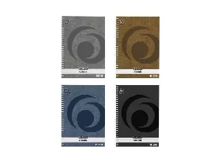 Spirálfüzet A4 / 80 lap, kockás, Montana