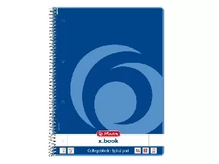 Spirálfüzet A4 / 80 lap, lyukasztott, vonalas