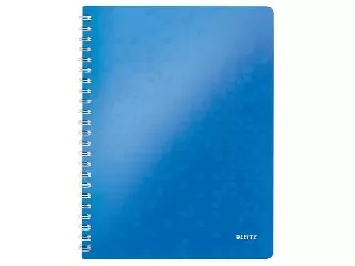 Spirálfüzet, A4, kockás, 80 lap, LEITZ 