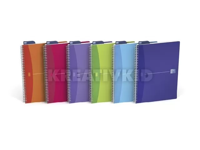 Spirálfüzet, A4, kockás, 90 lap, OXFORD,