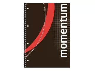 Spirálfüzet, A4, kockás, 90 lap, perforált, lyukasztott, VICTORIA,