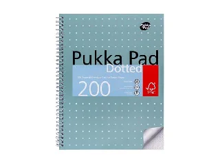 Spirálfüzet, A4+, pontrácsos, 100 lap, PUKKA PAD