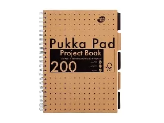 Spirálfüzet, A4, vonalas, 100 lap, PUKKA PAD 