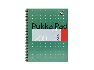 Spirálfüzet, A4+, vonalas, 100 lap, PUKKA PAD, 