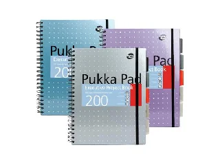 Spirálfüzet, A4+, vonalas, 100 lap, PUKKA PAD