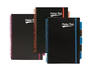 Spirálfüzet, A4, vonalas, 100 lap, PUKKA PAD, 