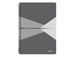 Spirálfüzet, A4, vonalas, 90 lap, PP borító, LEITZ 