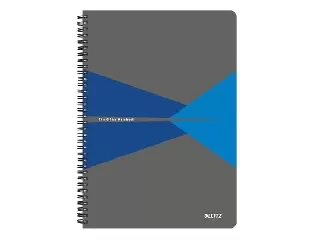 Spirálfüzet, A4, vonalas, 90 lap, PP borító, LEITZ 