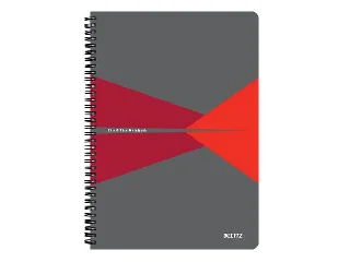 Spirálfüzet, A4, vonalas, 90 lap, PP borító, LEITZ 